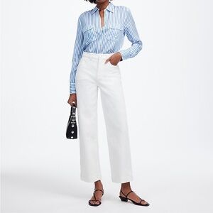 Madewell The Perfect Vintage Wide-Leg Crop Jean in
Tile White